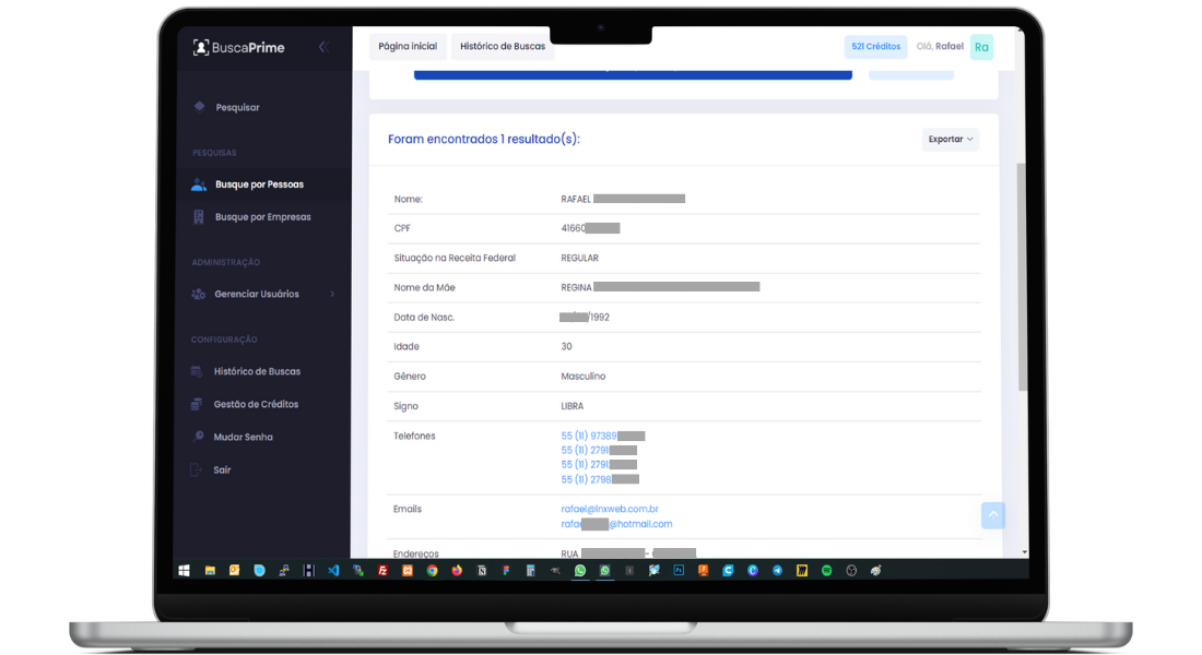 BuscaPrime Dashboard